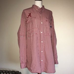Alabama Crimson Tide Columbia PFG Shirt Size XL